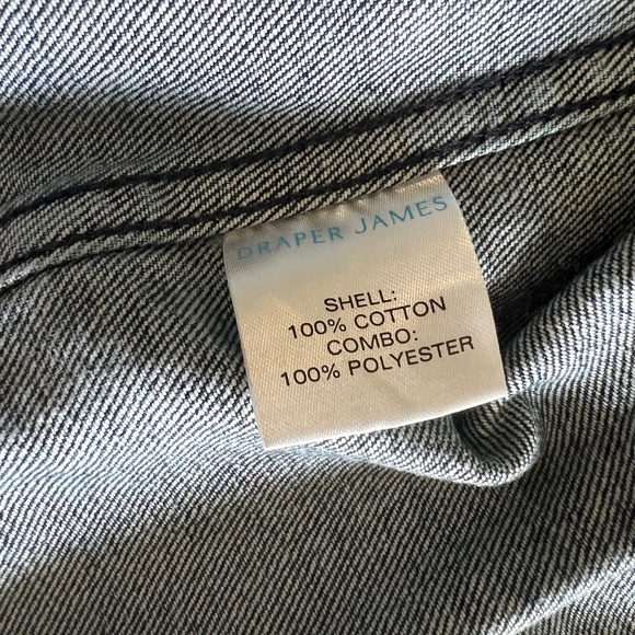 NWT Draper James Shearling Jean Jacket Size Small (Oversized) - Picture 4 of 16